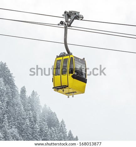 Similar – Image, Stock Photo air taxi Cable car