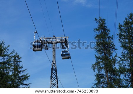 Similar – Image, Stock Photo air taxi Cable car