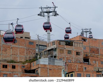 Cable Car In El Paraiso, Bogota, Columbia