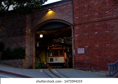 Cable Car Garage and museum in San Francisco CALIFORNIA, USA