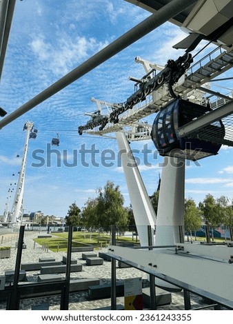 Cable car in Greenwich , London