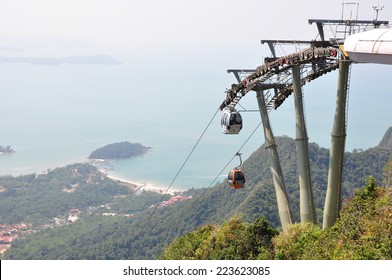 Cable Car In Langkawi, Malaysia.