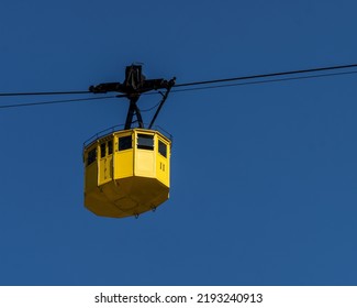 Cable Car In The Mountain Of Montserrat, Barcelona.