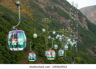 The Cable Car In Ocean Park