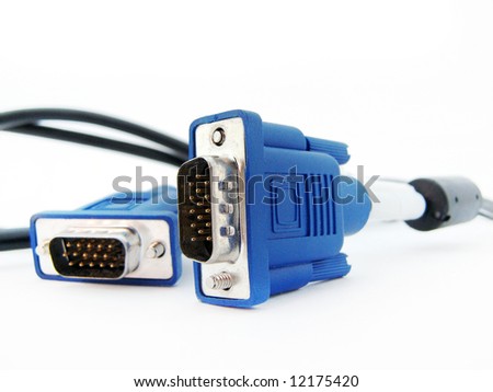 Cable isolated on white