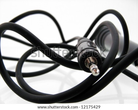 Cable isolated on white
