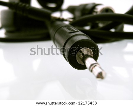 Cable isolated on white