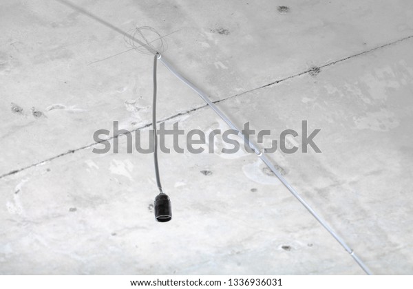 Cable Laying On Ceiling Electrical Wires Stock Photo Edit Now