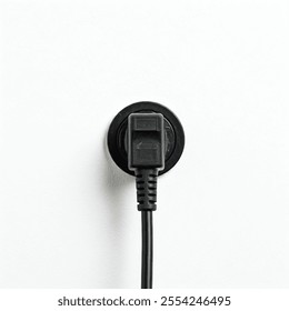 cable on white, Isolate usb plug, Isolate old or used usb plug on white background, USB plug white cable closeup isolated on white background, electric socket with connect cable, Outlet mounted