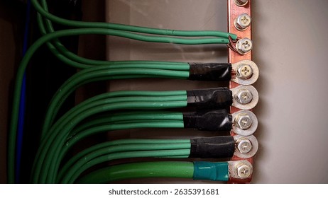 A cable terminal connection is a type of electrical connector used to securely join electrical wires to equipment or to each other,
These terminals are commonly used in electrical panels and machinery