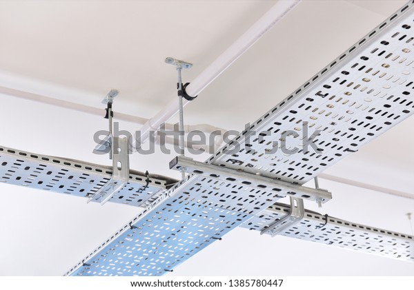 Cable Tray Installation Office Interior Stock Photo Edit Now