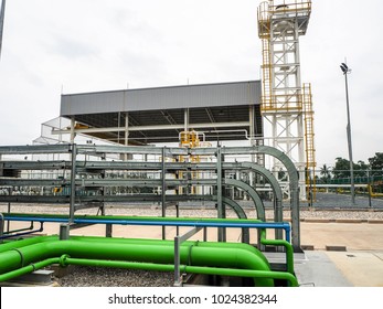 Cable Tray And Pipe.