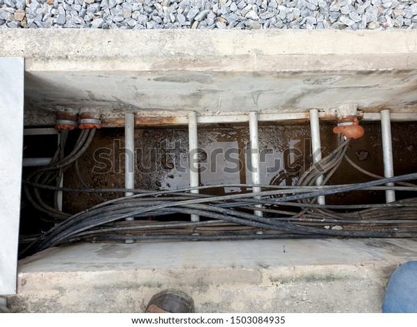 Cable Trench Survey Inspection 115kv Electrical Stock Photo (edit Now 