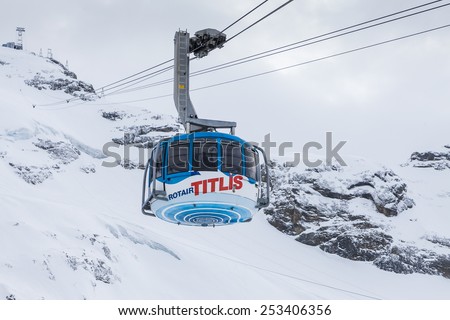 Cablecar to Mt. Titlis in Switzerland