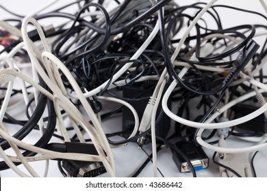 a lot of cables