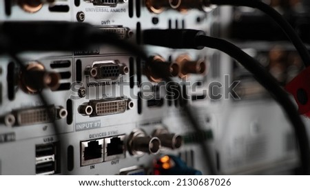 Cables and Inputs of LED Display