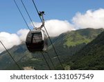 
Cableway with cauterets in the French Pyrenees