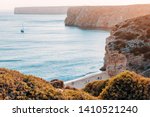 Cabo Sao Vicente at sunset, Sagres coast, Portugal