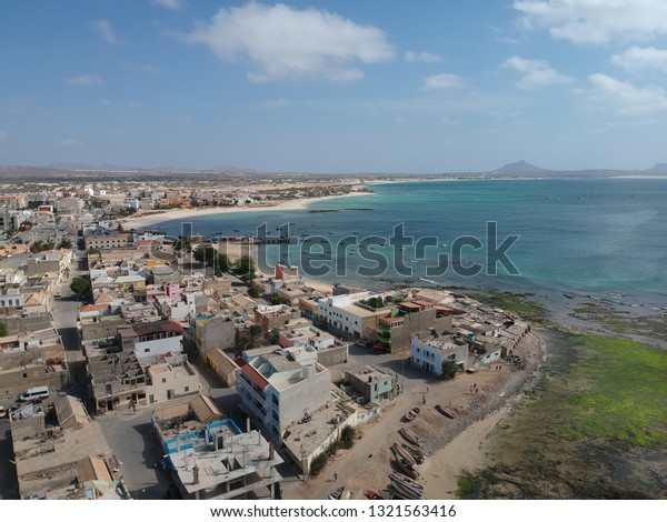 Cabo Verde Island Boa Vista Beach Stock Photo Edit Now 1321563416