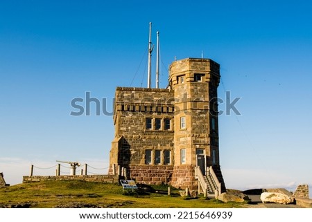 Cabot Tower, Signal Hill National Historic Site, St. John's, Newfoundland, Canada.