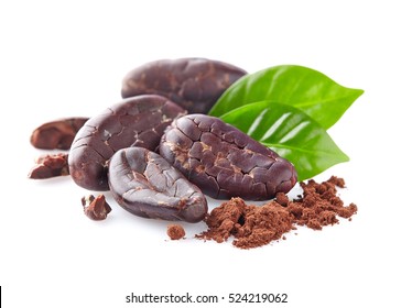 Cacao Beans In Closeup