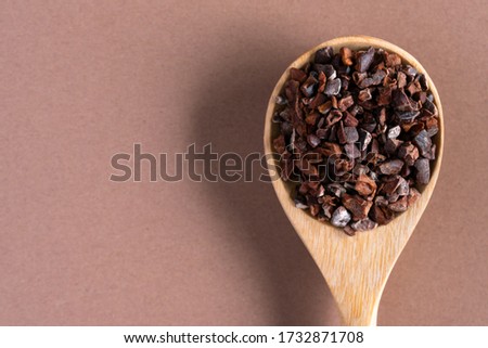 Cacao Nibs on a Spoon