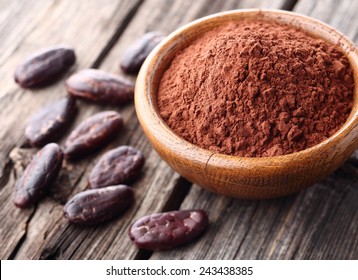 Cacao Powder With Cacao Beans