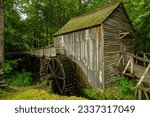 Cades Cove Historical Grist Mill in the Great Smoky Mountains National Park in Tennessee