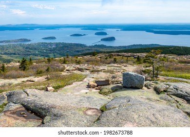 Cadillac Mountain In Acadia National Park In The Spring