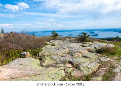 Cadillac Mountain In Acadia National Park In The Spring