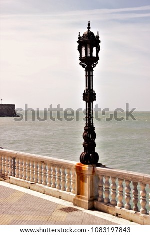 Similar – Seagulls on railings