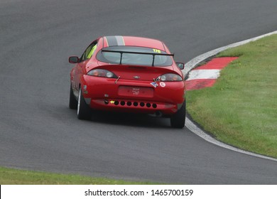 Cadwell, Lincolnshire / UK - July 28 2019: Ford Puma 1.7 Modified Car On Display At Cadwell Park, Lincolnshire, UK.