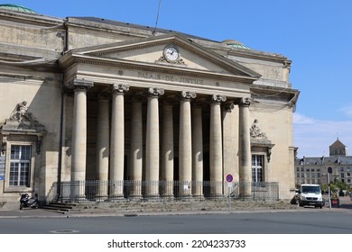 Caen, France - 08 17 2022 : The Courthouse, Exterior View, City Of Caen, Department Of Calvados, France