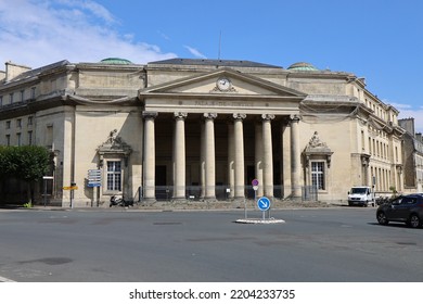 Caen, France - 08 17 2022 : The Courthouse, Exterior View, City Of Caen, Department Of Calvados, France