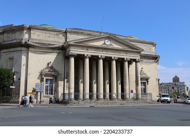 Caen, France - 08 17 2022 : The Courthouse, Exterior View, City Of Caen, Department Of Calvados, France