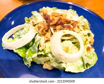 Caesar Salad Isolated On White Background