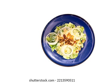 Caesar Salad Isolated On White Background