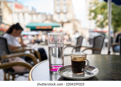 At A Cafe In Bordeaux , France