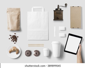 Cafe Branding Mock Up For Your Design Presentation