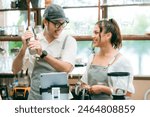 Cafe Excellence, Professional Baristas and Staff Serving Hot Drinks with Expertise, A Woman-Owned Eatery Providing Exceptional Service and Training, Where Passion Meets Professionalism in Every Cup