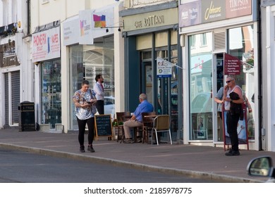 Cafe Kottani Store Front Street View. Bury St Edmunds, Suffolk, UK - 18th July 2022