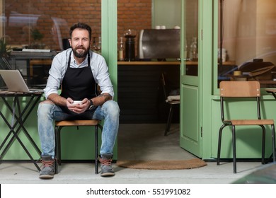 Cafe Owner - Shutterstock ID 551991082