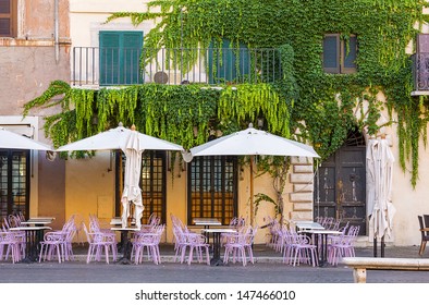 Cafe In Piazza Navona. Rome. Italy.