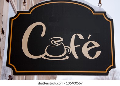 Cafe Sign Stock Photo 136400567 | Shutterstock