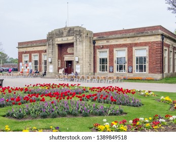 Cafe, Stanley Park, Blackpool. April 2019