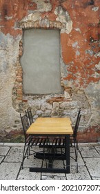 Cafe Under A Closed Window, Zadar, Croatia                       