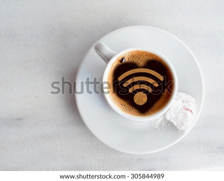 cafe wifi - greek turkish coffee and delight