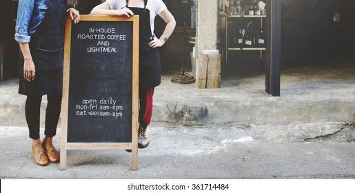 Cafeteria Barista Waitress Contemporary Bistro Concept - Powered by Shutterstock