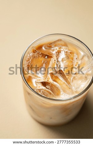 Caffe latte in a cup