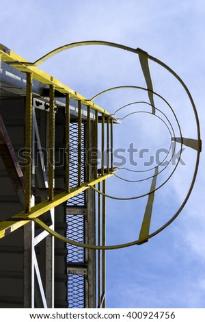 Similar – Basketball hoop from the frog’s perspective in front of a blue sky